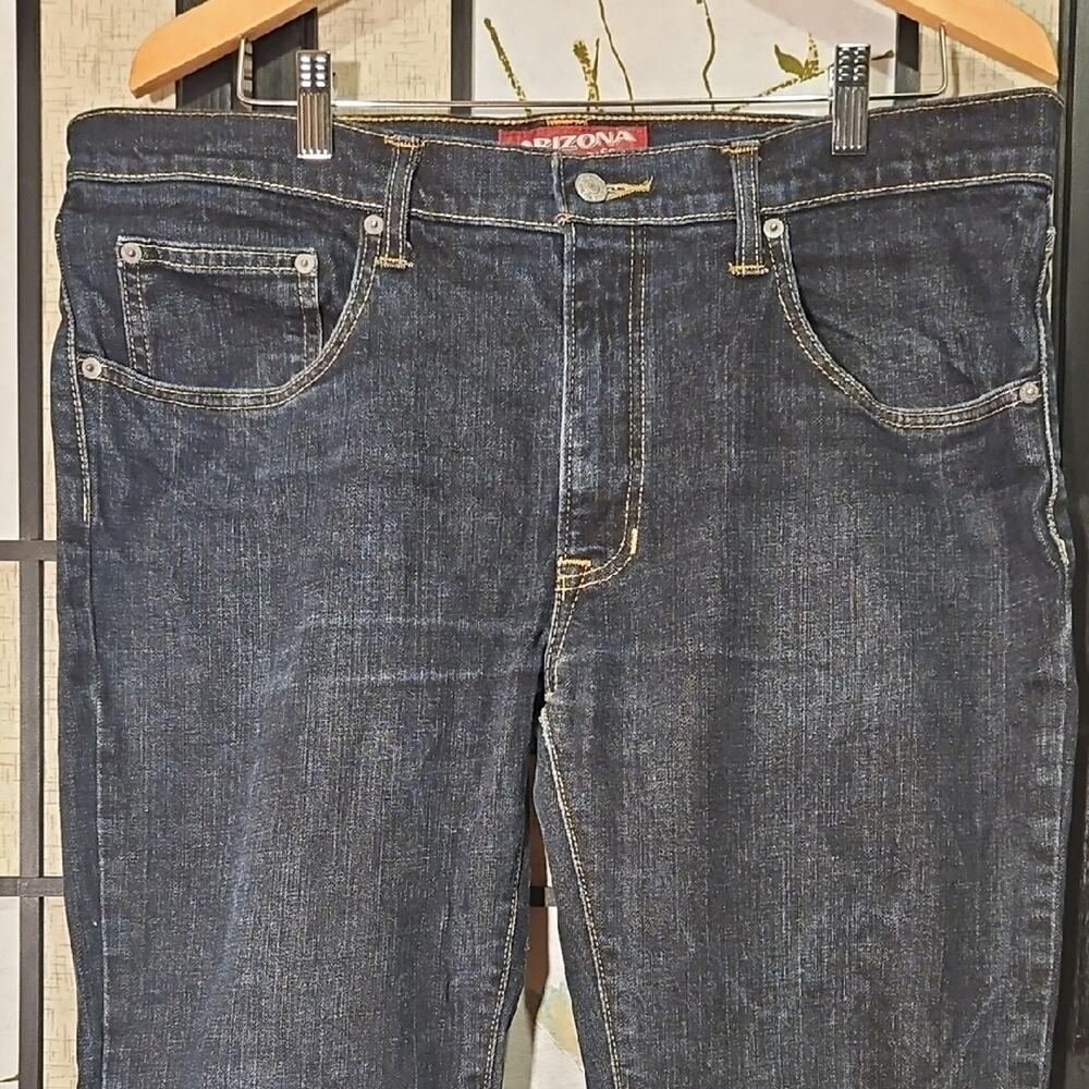 Arizona Jean Company Men's Deep Indigo Skinny Jeans